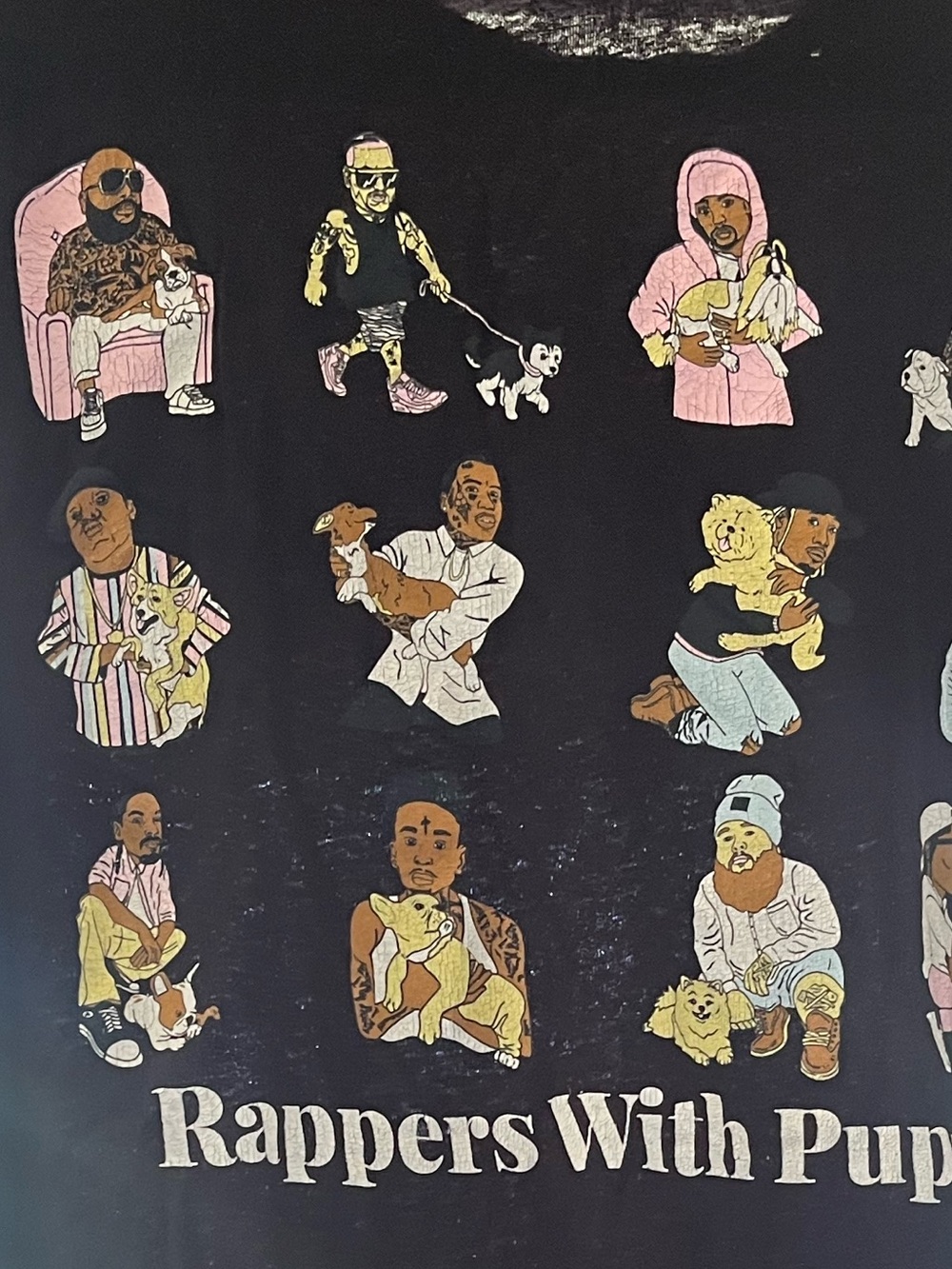 Rappers With Puppies Tee Shirt